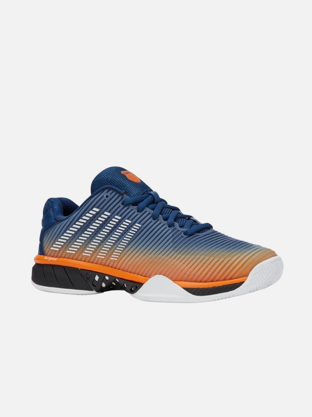 Men’s K-Swiss Hypercourt Express 2 Tennis Shoes Blue Opal & Orange Sz 10 NWT